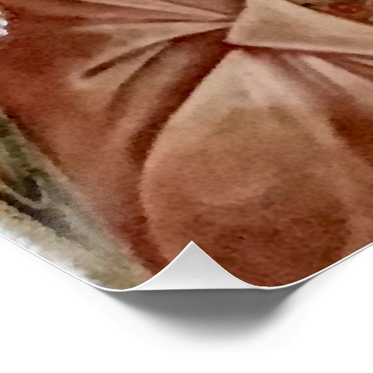 聖ウリエル・アーチャンエル正統キリスト教のアイコン ポスター (コーナー)