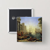 聖ウルスラの乗船を用いる海港 缶バッジ (正面&裏面)