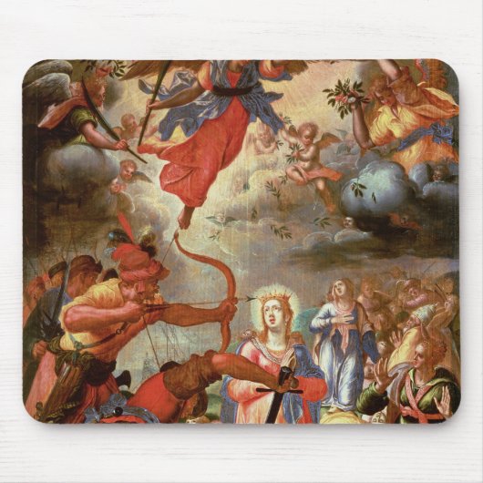 聖ウルスラの殉教、17世紀初頭 マウスパッド (正面)