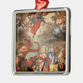 聖ウルスラの殉教、17世紀初頭 メタルオーナメント (左)