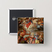 聖ウルスラの殉教、17世紀初頭 缶バッジ (正面&裏面)