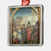 聖ウルスラ1489年のReliquary メタルオーナメント (左)