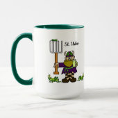 聖ウルホと聖パトリックが一緒にマグカップ マグカップ (左)