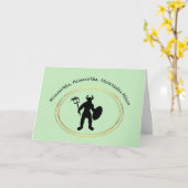 聖ウルホの日のおいしいグリーティングカード カード (黄色い花)