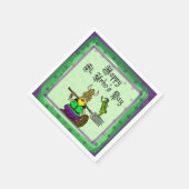 聖ウルホグラスパーピースサインナプキンズ スタンダードカクテルナプキン (角)