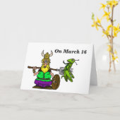 聖ウルホ変位バッタグリーティングカード カード (黄色い花)