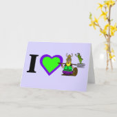 聖ウルホ挨拶カーカスタマイズドが好き カード (黄色い花)