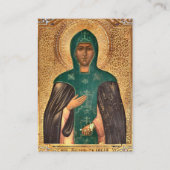 聖エウドキア 正教会 祈祷カード プレイスカード (正面)