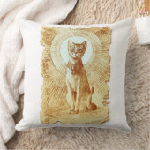 聖エジプト王室の猫 クッション (ブランケット)