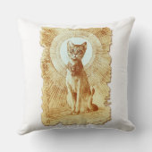 聖エジプト王室の猫 クッション (裏面)