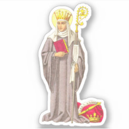 聖エセルドレダ（オードリー） (P 003) – 輪郭 シール