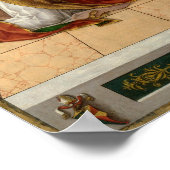 聖エミディウスとの受胎告知， 1486 ポスター (角)