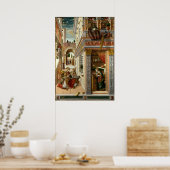 聖エミディウスとの受胎告知, 1486 ポスター (キッチン)