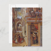 聖エミディウスとの受胎告知, 1486 ポストカード (正面/裏面)