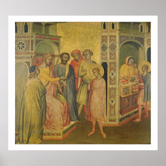 聖エリギウス王クロタール前， c.1365 (pa上の油 ポスター (正面)