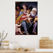 聖エリザベスとのヴァージンと子供 ポスター (キッチン)