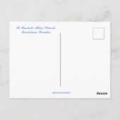 聖エリザベツブルーチャーチブラチスラバスロバキア ポストカード (裏面)