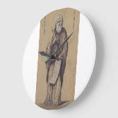 聖エリヤ聖人のアイコン　神聖なる芸術 ラージ壁時計 (傾斜)