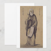 聖エリヤ聖人のアイコン　神聖なる芸術 招待状 (正面/裏面)