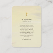 聖オルガ等使徒祈りの言葉カード プレイスカード (裏面)