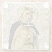 『聖オルガ』ミハイル・ネステロフ ガラスコースター (裏面)