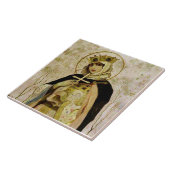 『聖オルガ』ミハイル・ネステロフ タイル (側面)