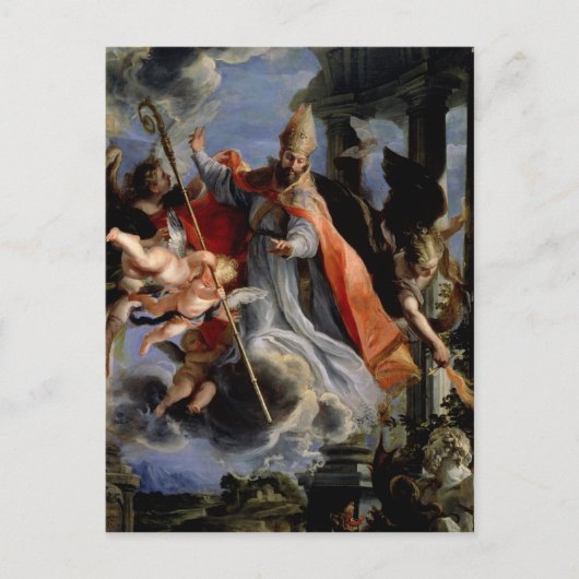 聖オーガスティンの勝利1664 ポストカード (正面)