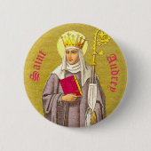 聖オードリー（エセルドレダ） （P 003） 缶バッジ (正面)