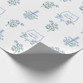 聖カスタム洗第一聖体フローラ十字架 ラッピングペーパー (角)