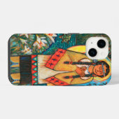 聖カタリナ・テカクウィタ iPhone 14 カバー (裏面横)
