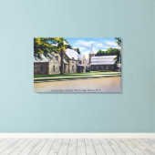 聖カトリックハートの外観 キャンバスプリント (インサイチュ (ウッドフロア))