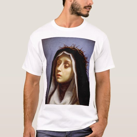 聖カトリーナ・シエナ Tシャツ (正面)
