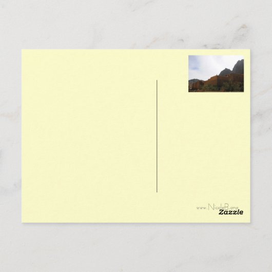 聖カトリーヌ修道院、南シナイ、エジプト ポストカード (裏面)