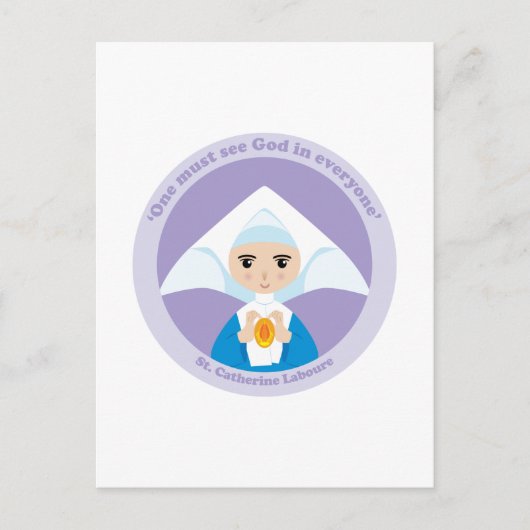 聖カトリーヌ・ラブレ ポストカード (正面)