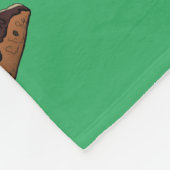 聖カノリおもしろい食べ物イタリアン フリースブランケット (角)