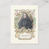 聖カブリニの祈り カトリックの修道女 エンクロージャーカード (正面)