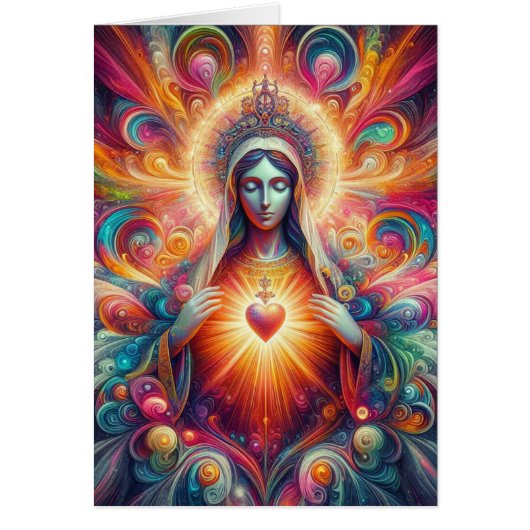 聖カラフルサイケデリックハート (正面)