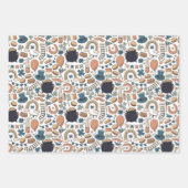 聖カラフルパトリックの日のセットは3だ ラッピングペーパーシート (正面2)