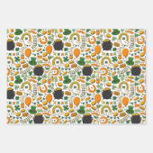 聖カラフルパトリックの日のセットは3だ ラッピングペーパーシート (正面)