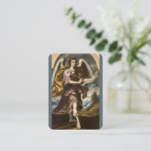 聖ガブリエル大天使の祈りカード 名刺 (スタンド正面)