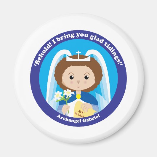 聖ガブリエル・ザ・アルカネル マグネット (正面)