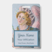 聖ガブリエル・ザ・アーチャンエル(詳細; M 017) バッジ (裏面)