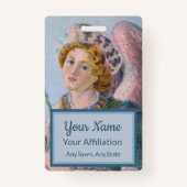 聖ガブリエル・ザ・アーチャンエル(詳細; M 017) バッジ (裏面)