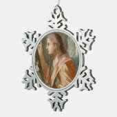 聖ガブリエル・ザ・アーチャンエル(M 011) スノーフレークピューターオーナメント (右)