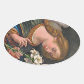 聖ガブリエル・ザ・アーチャンエル(M 035) 楕円形シール (正面)