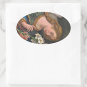 聖ガブリエル・ザ・アーチャンエル(M 035) 楕円形シール (バッグ)