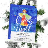 聖ガーディアン賛美エンジェルのクリスマスウォーター色 招待状