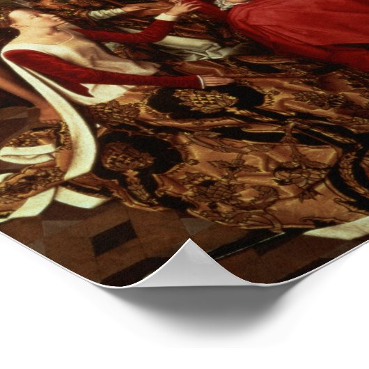 聖キャサリンとその他の聖徒の神秘的な結婚 ポスター (角)