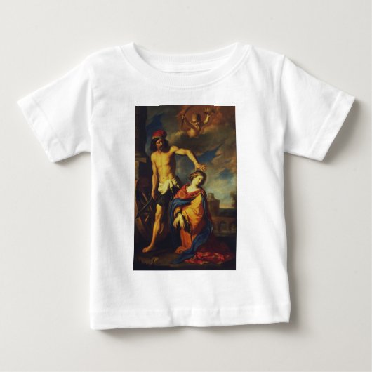聖キャサリンの殉教 ベビーTシャツ (正面)