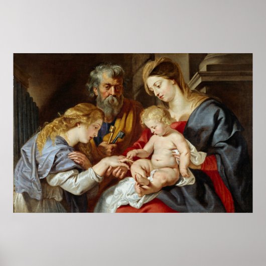 聖キャサリンの神秘的な結婚 ポスター (正面)